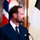 President Kaljulaid and Crown Prince Haakon held a joint press conference after the meetings. Photo: Lise Åserud, NTB scanpix